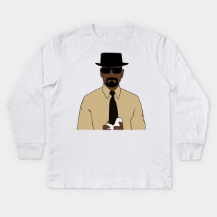 Walter Gus Fring Kids Long Sleeve T-Shirt